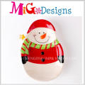 China, gran proveedor, navidad, regalo, muñeco de nieve, diseño, Ceramci, placa